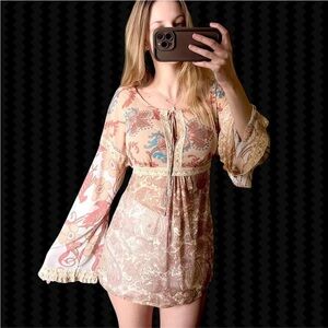 Express Boho Floral Tunic